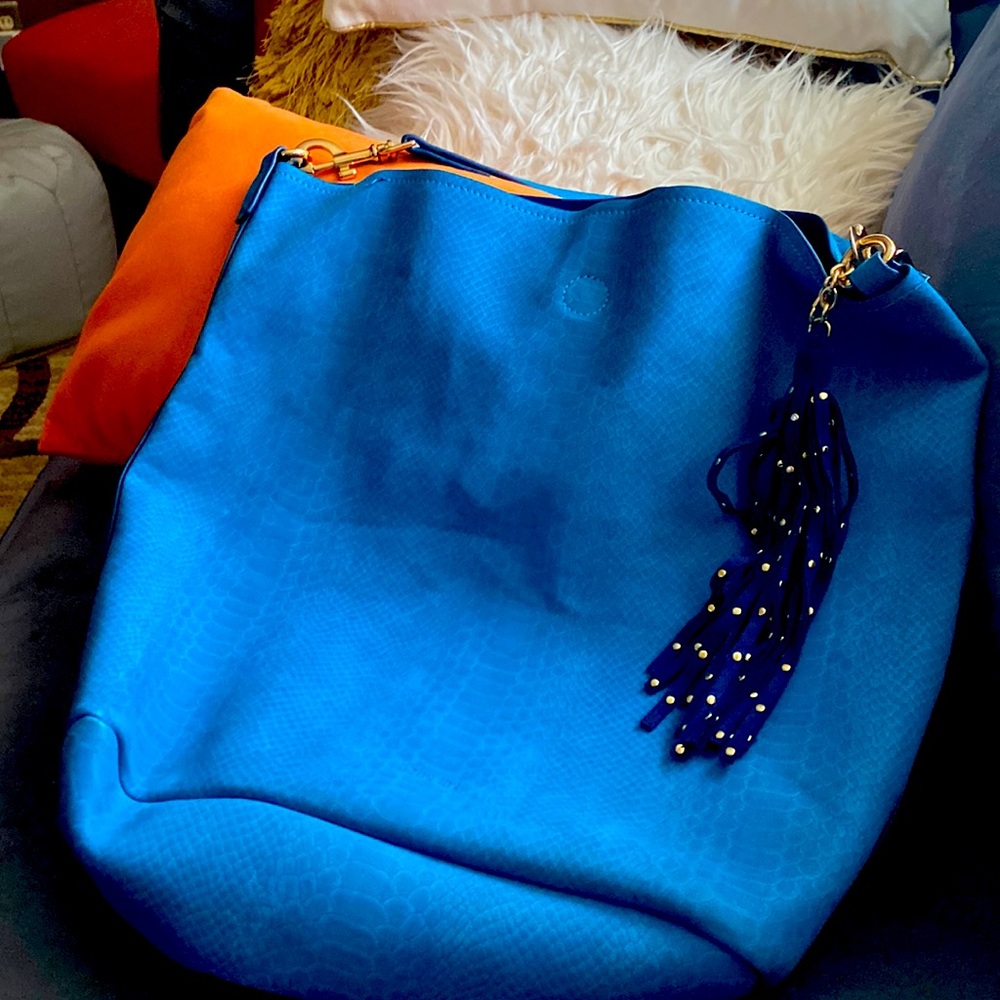 Bucket bag from Nordstroms Rack beautiful royal blue color